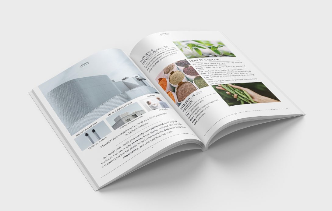 Catalogue graphic design